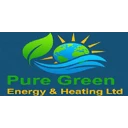 Pure green energy and heating logo